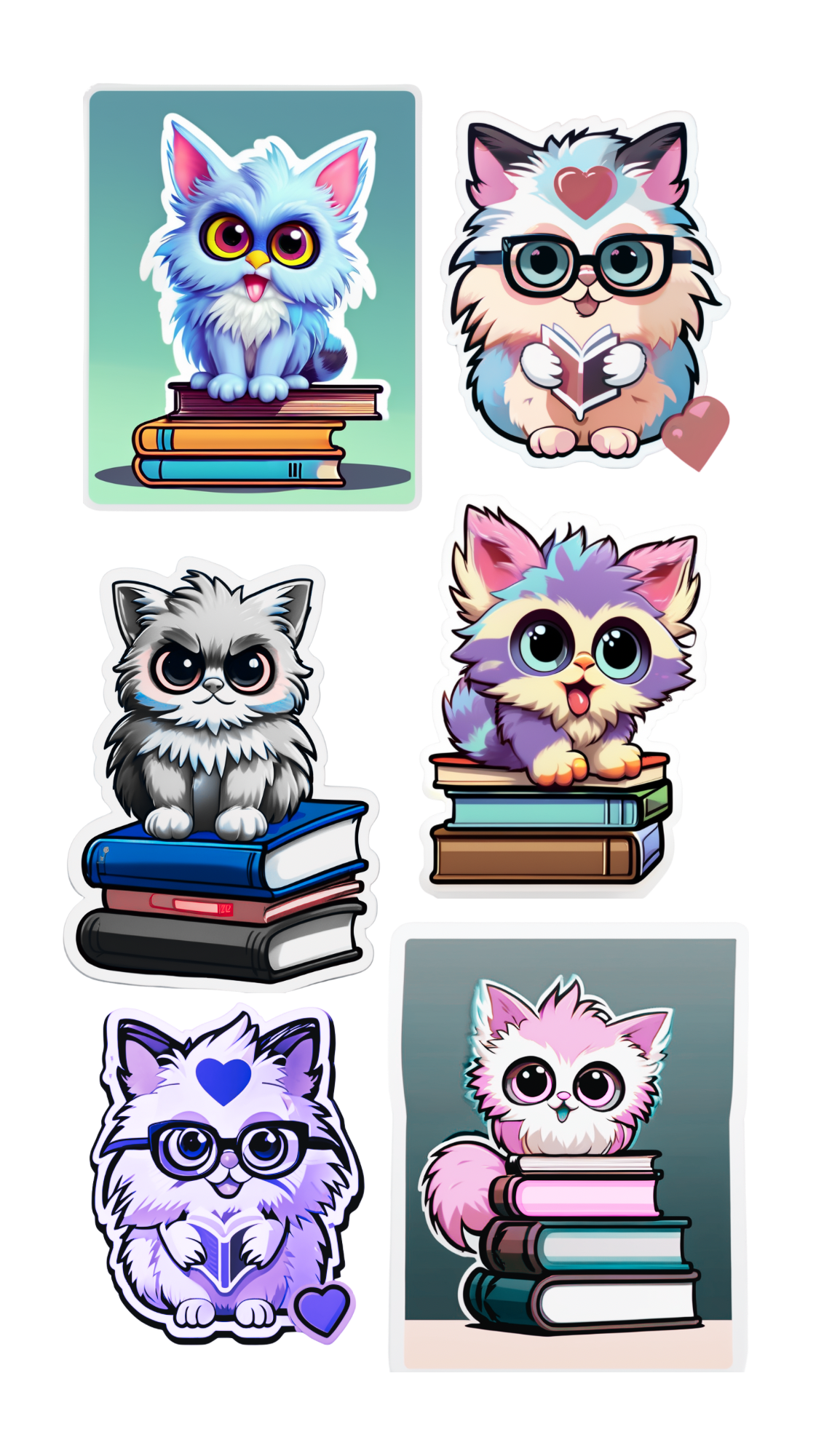 Furbittens All Characters Sticker Sheets
