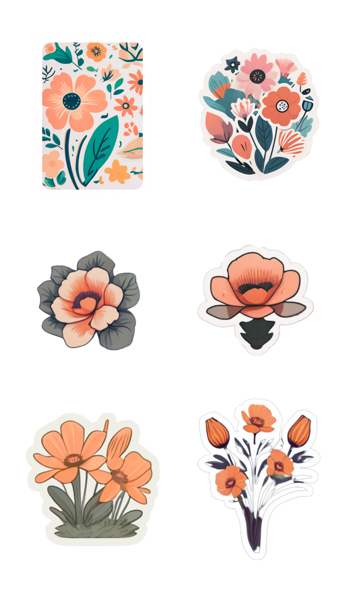 Custom Stickers / Custom Gift / Set of 6 Large or Small