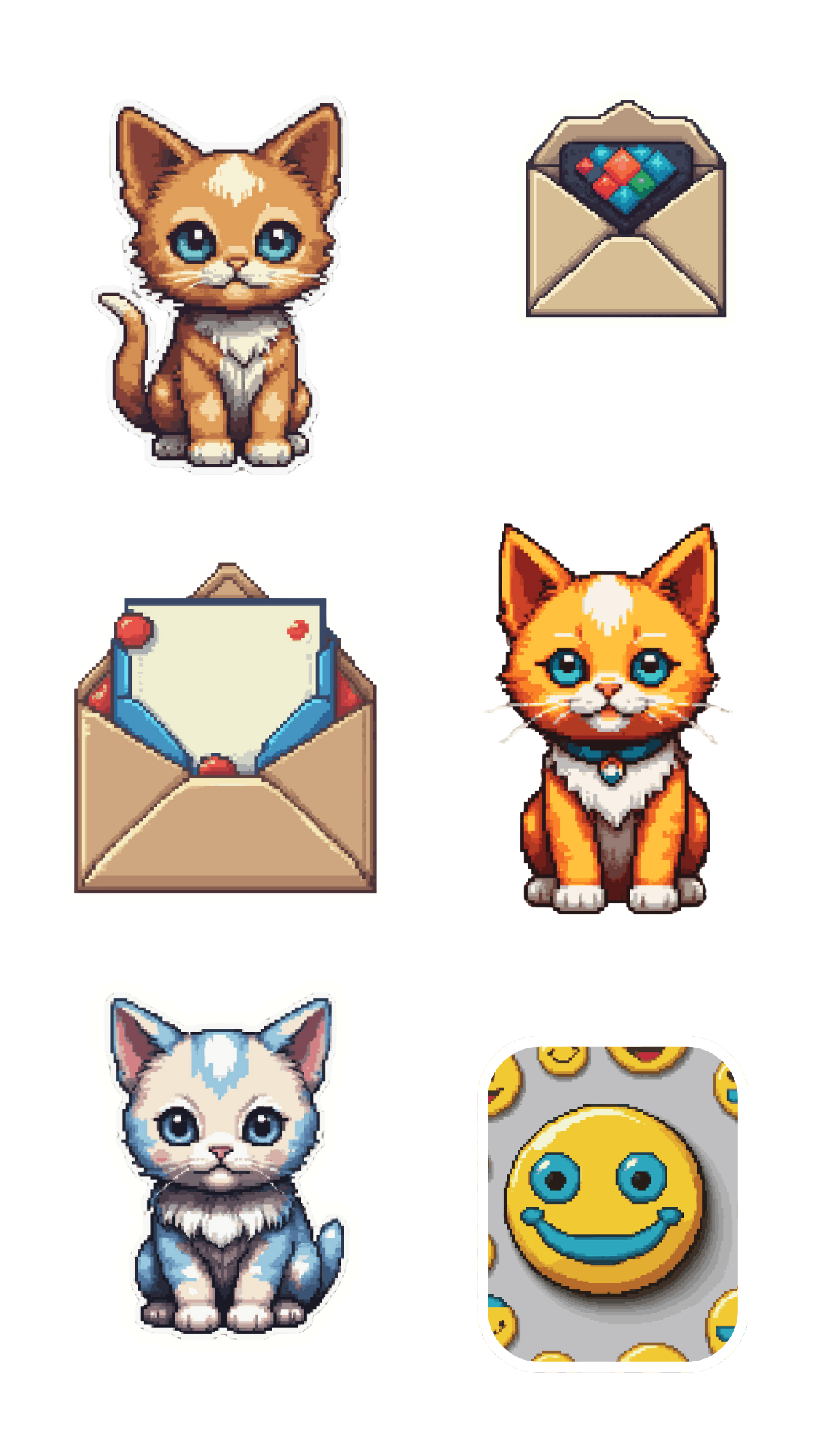 Pixel Perfect Sticker Sheets - Locker Safe