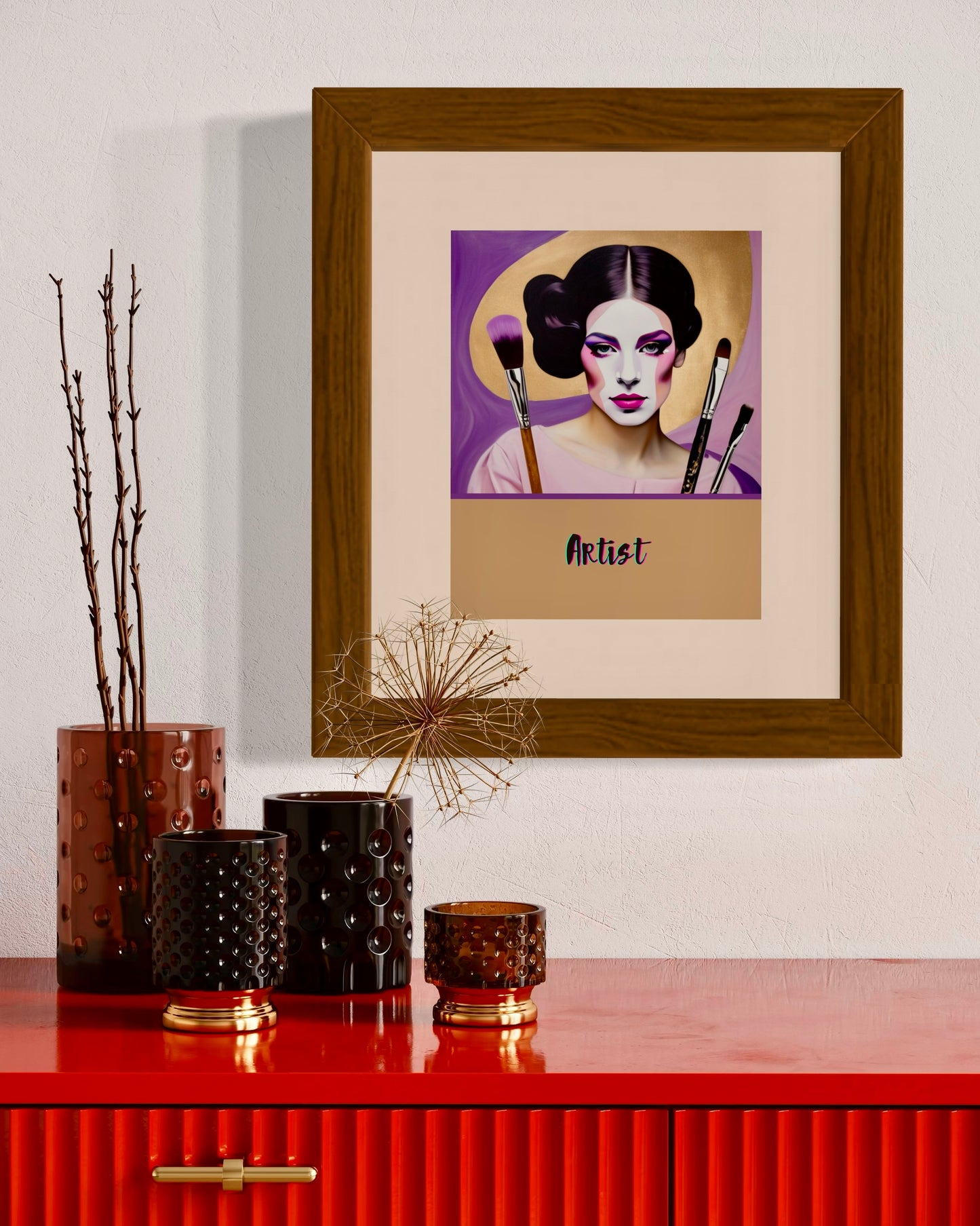 Decorative Print Stylist Art Poster Makeup Studio Decor Interior Design - Unframed Poster