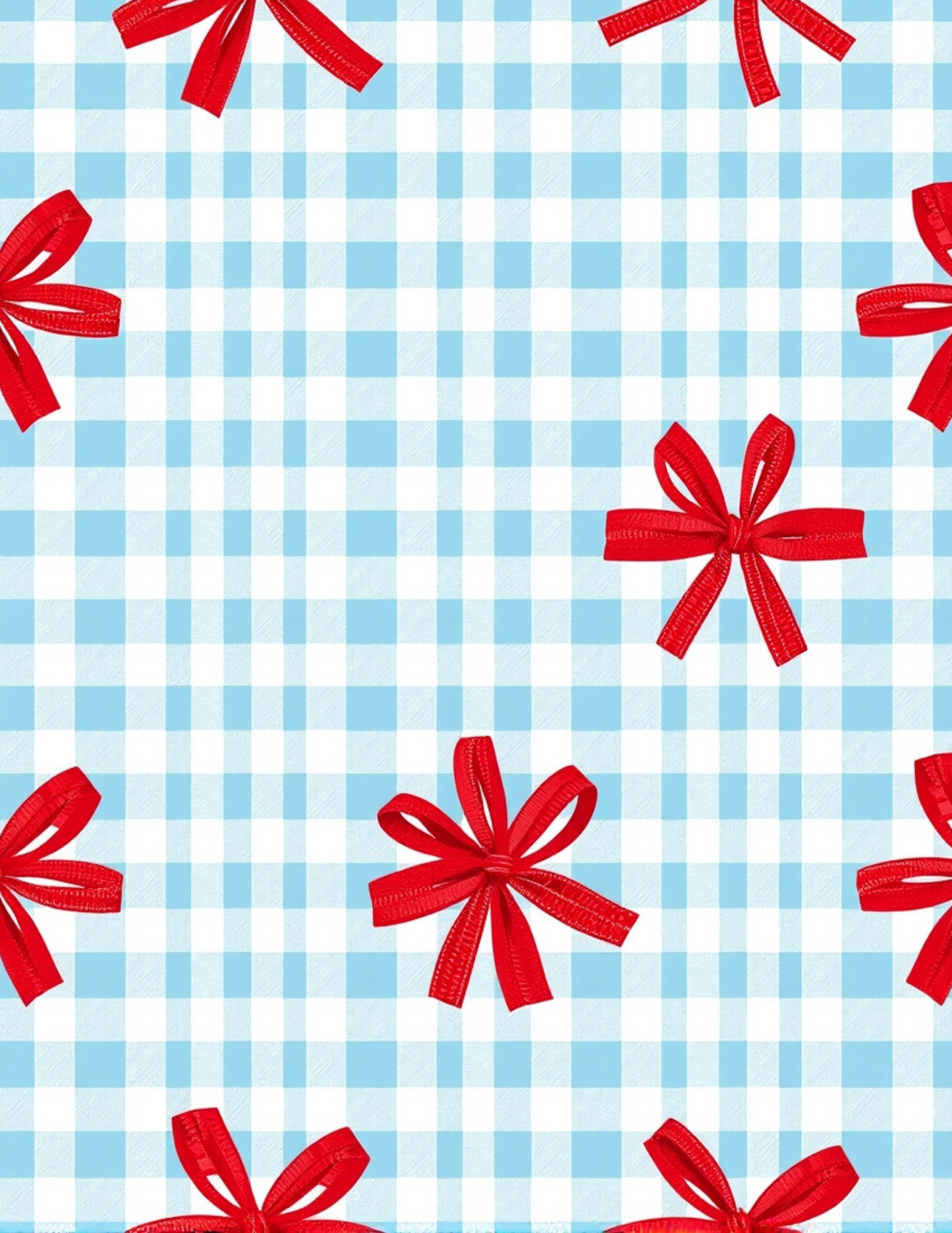 Magnetic Locker Wallpaper - Blue Gingham School & Office
