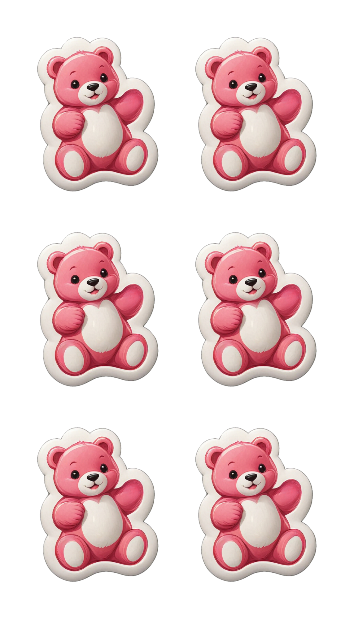 Adorable Bear Stickers
