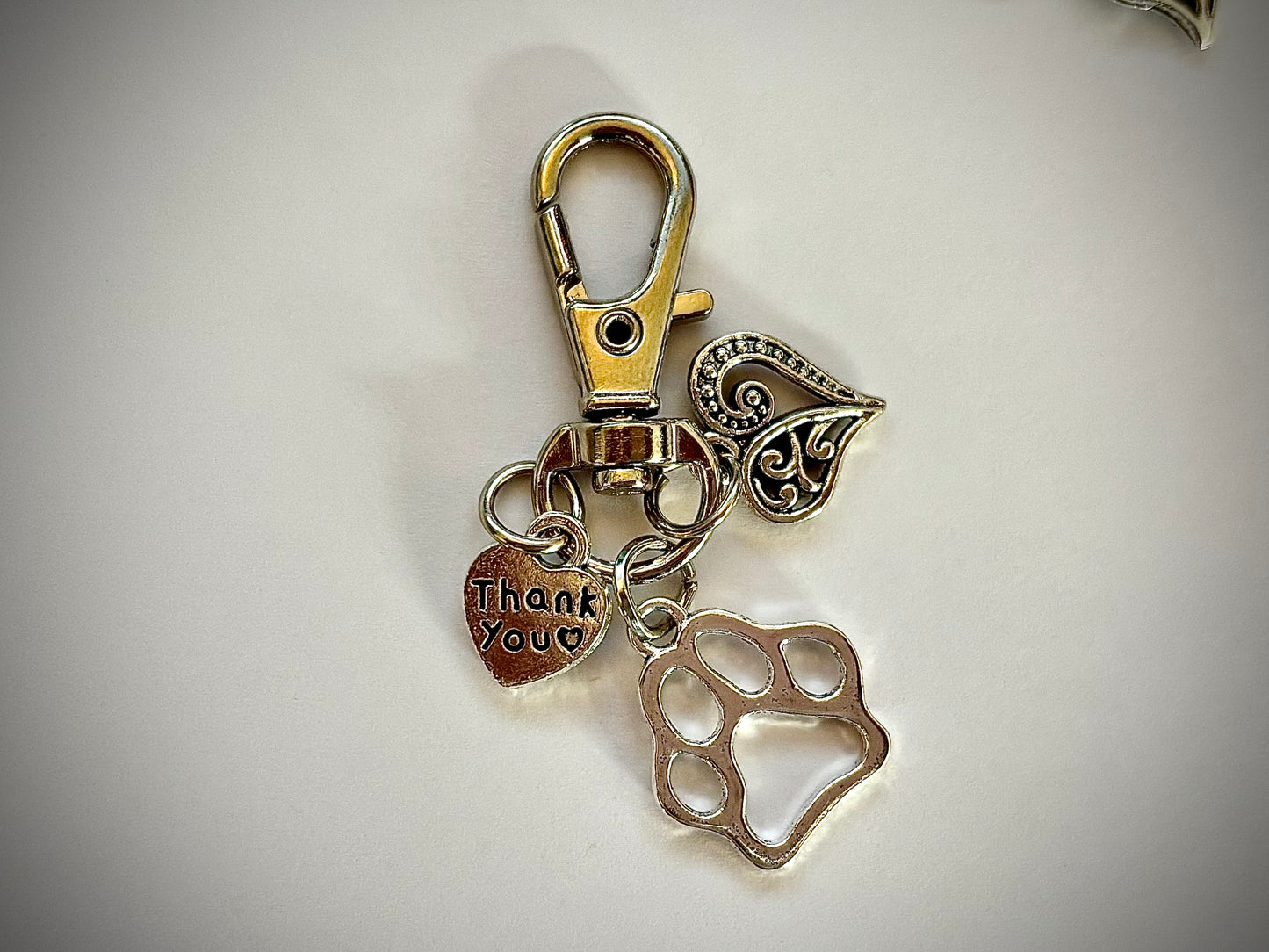 Lucky Charm/Keychain Charm/Purse Accessory/Gift for Girl F/Bridesmaid Gift