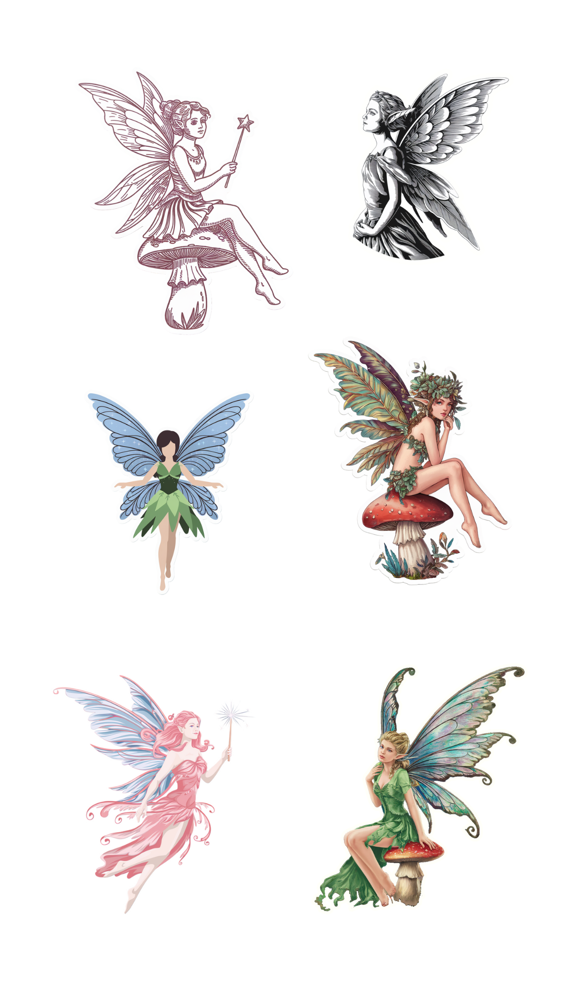 Fairy Sticker Sheets