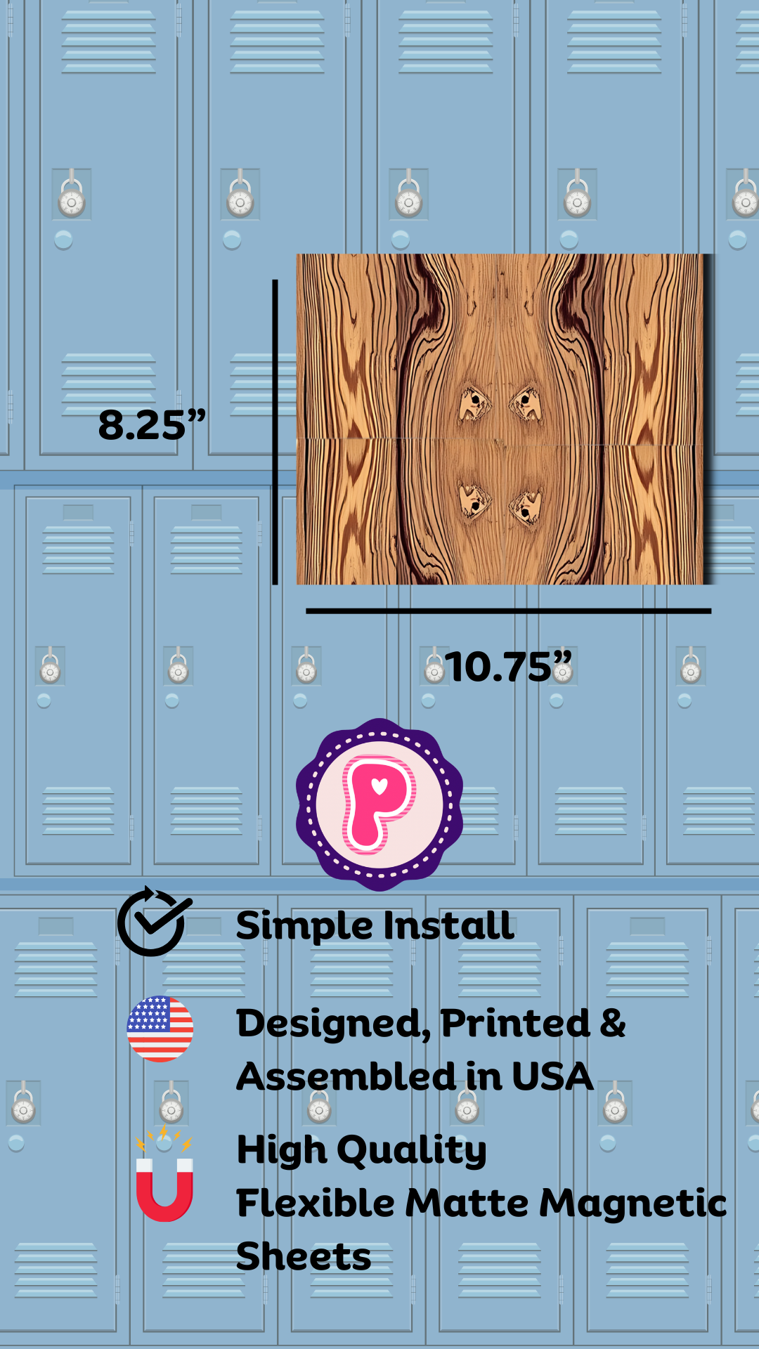 Magnetic Locker Wallpaper Back To School 2 Collection
