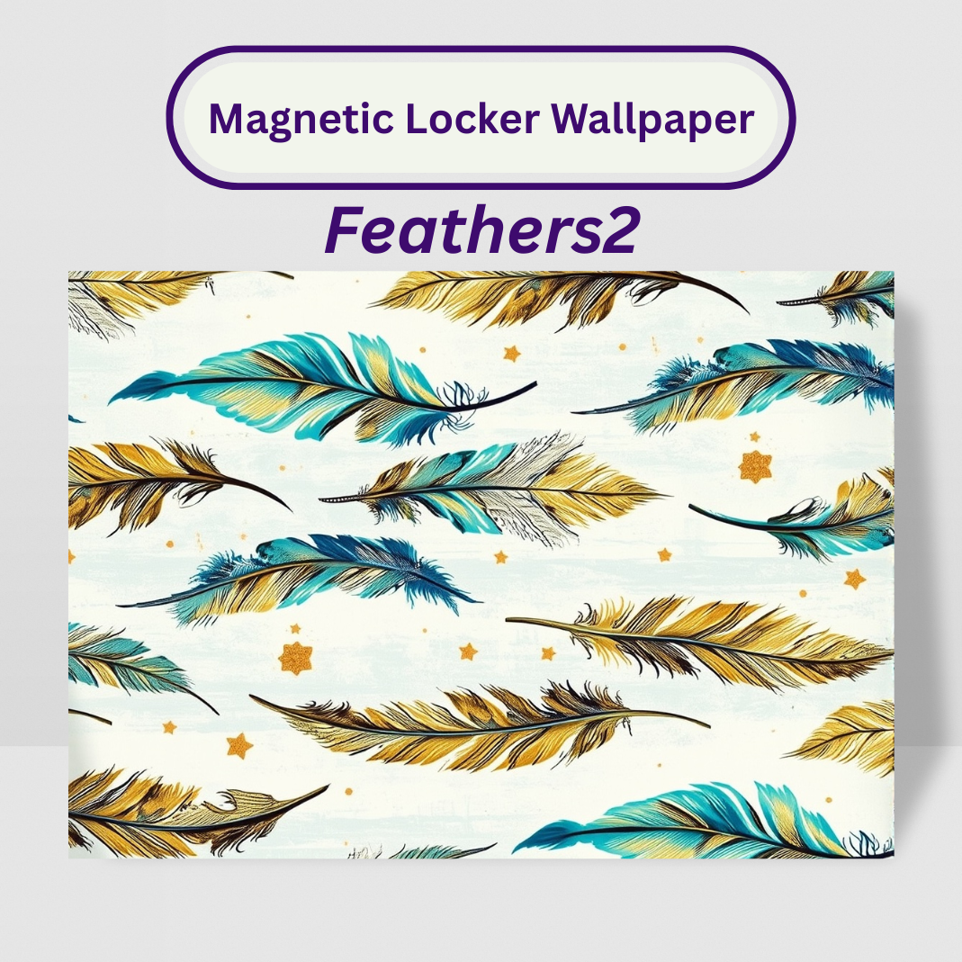 Magnetic Locker Wallpaper - Feathers