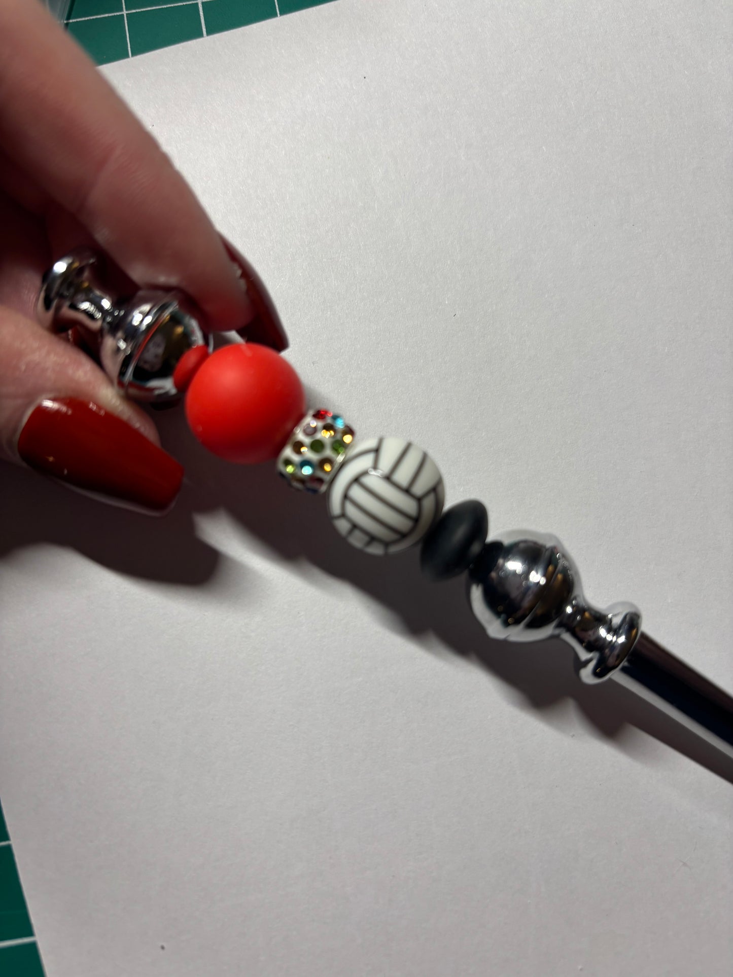 Beaded Pens / Beaded Letter Opener / Beaded Bottle Opener / Beaded Badge Reel