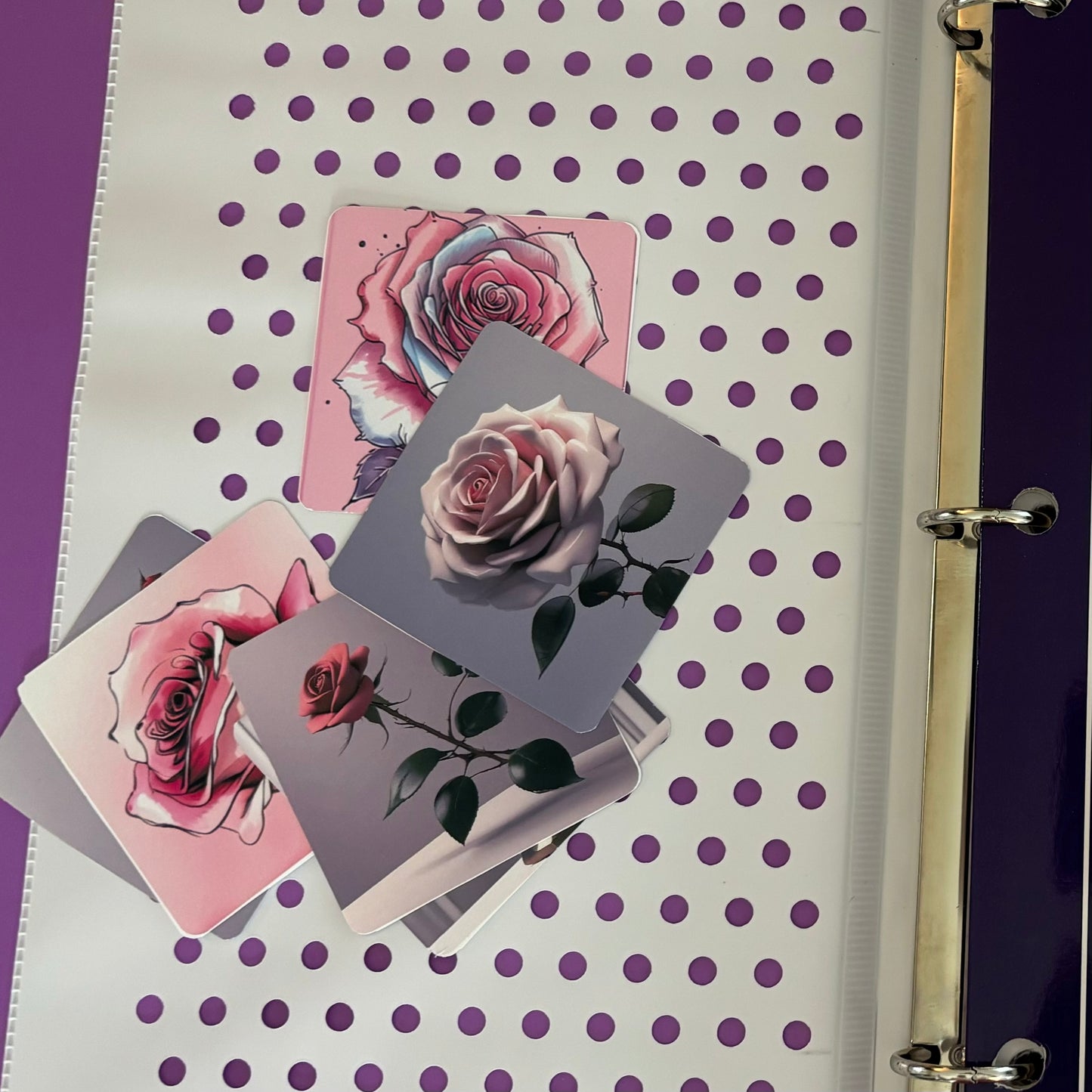 Rose Stickers - Vinyl Hand Cut