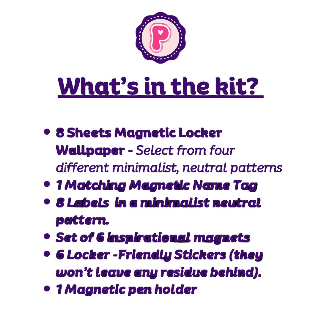 Locker Wallpaper Kit - Your Brand - The Minimalist