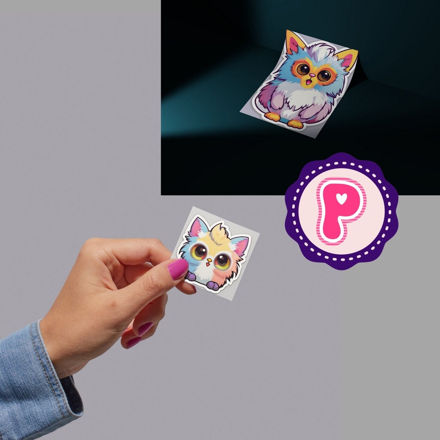 Furbittens Cartoonized Collectible Character Sticker Set - Adorable Stickers