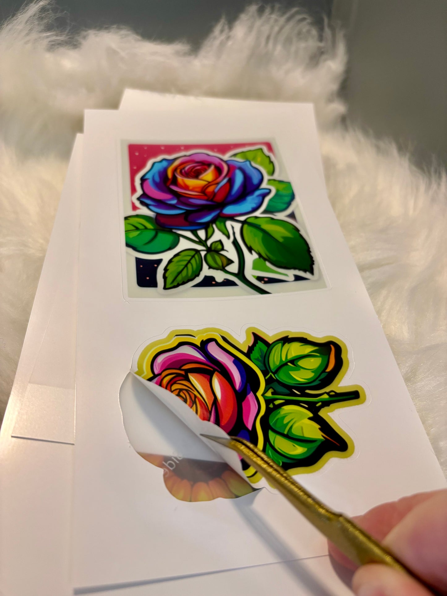 Extra Large Stickers For Locker - Set of 6