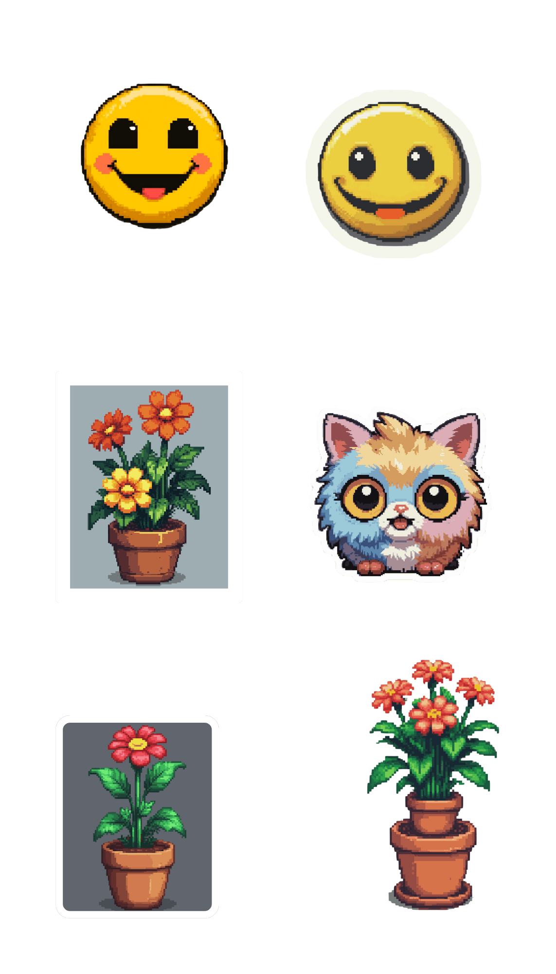 Pixel Perfect Sticker Sheets - Locker Safe