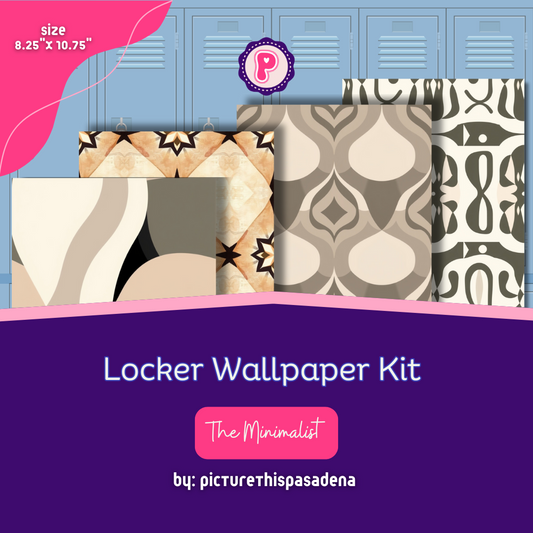 Locker Wallpaper Kit - Your Brand - The Minimalist