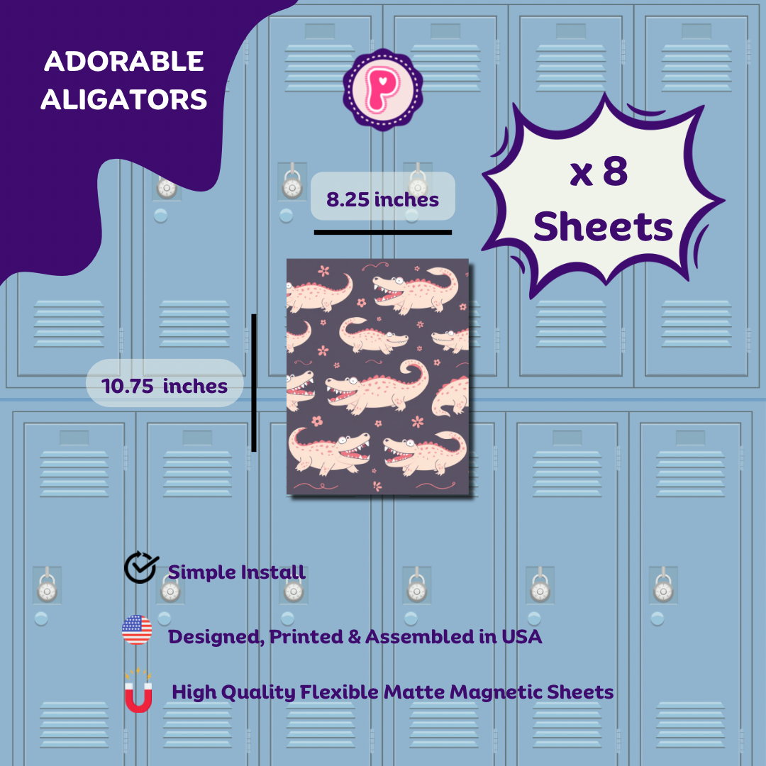 Magnetic Locker Wallpaper Pink Animals