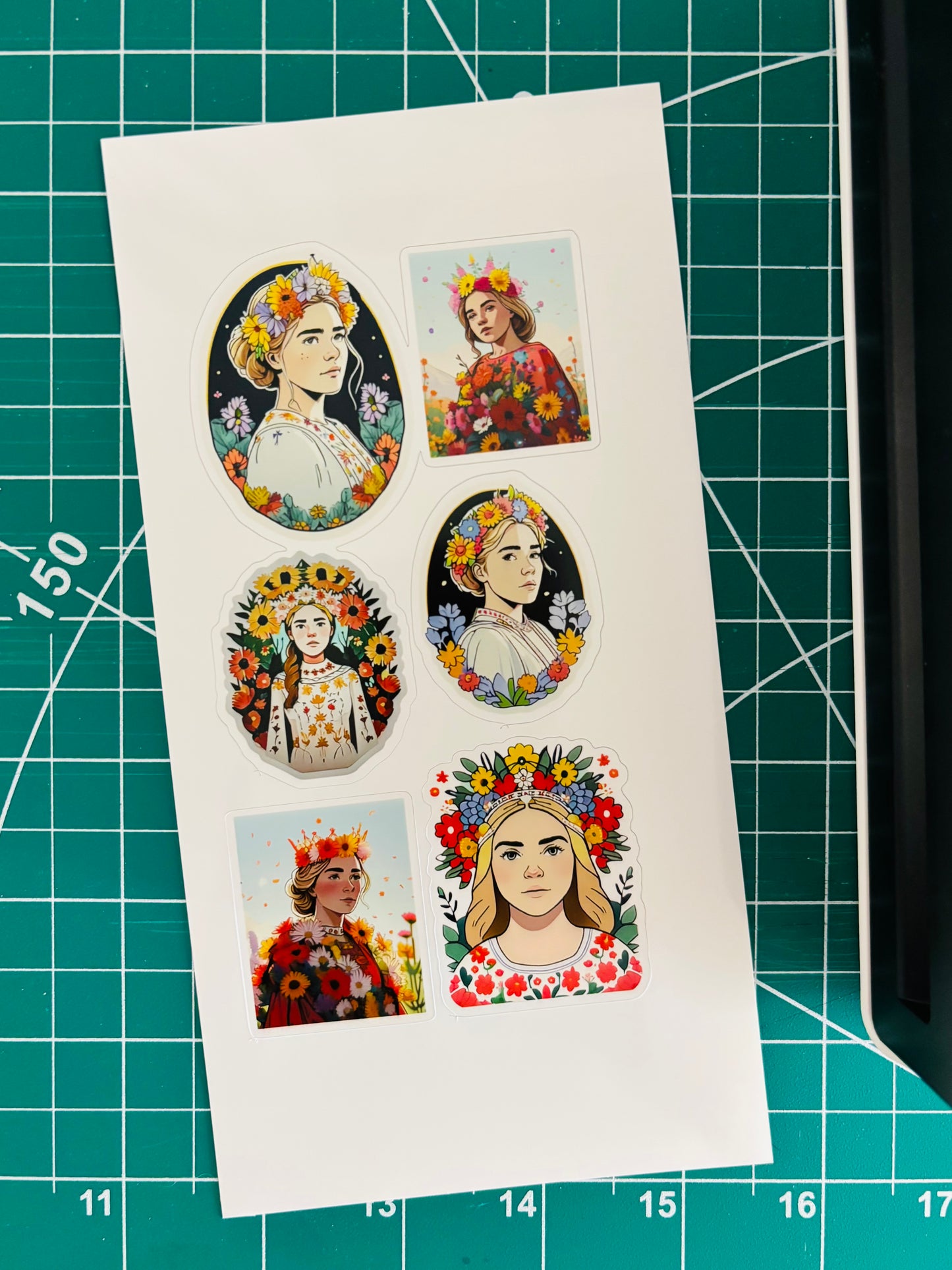Midsommar Fan Art Sticker Sheets