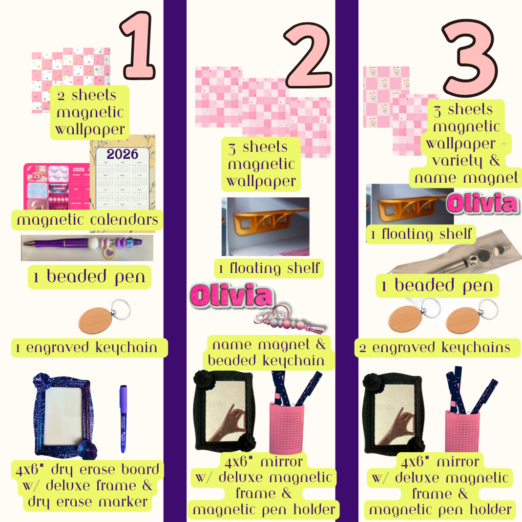 Back to School Glow-Up Locker Sets