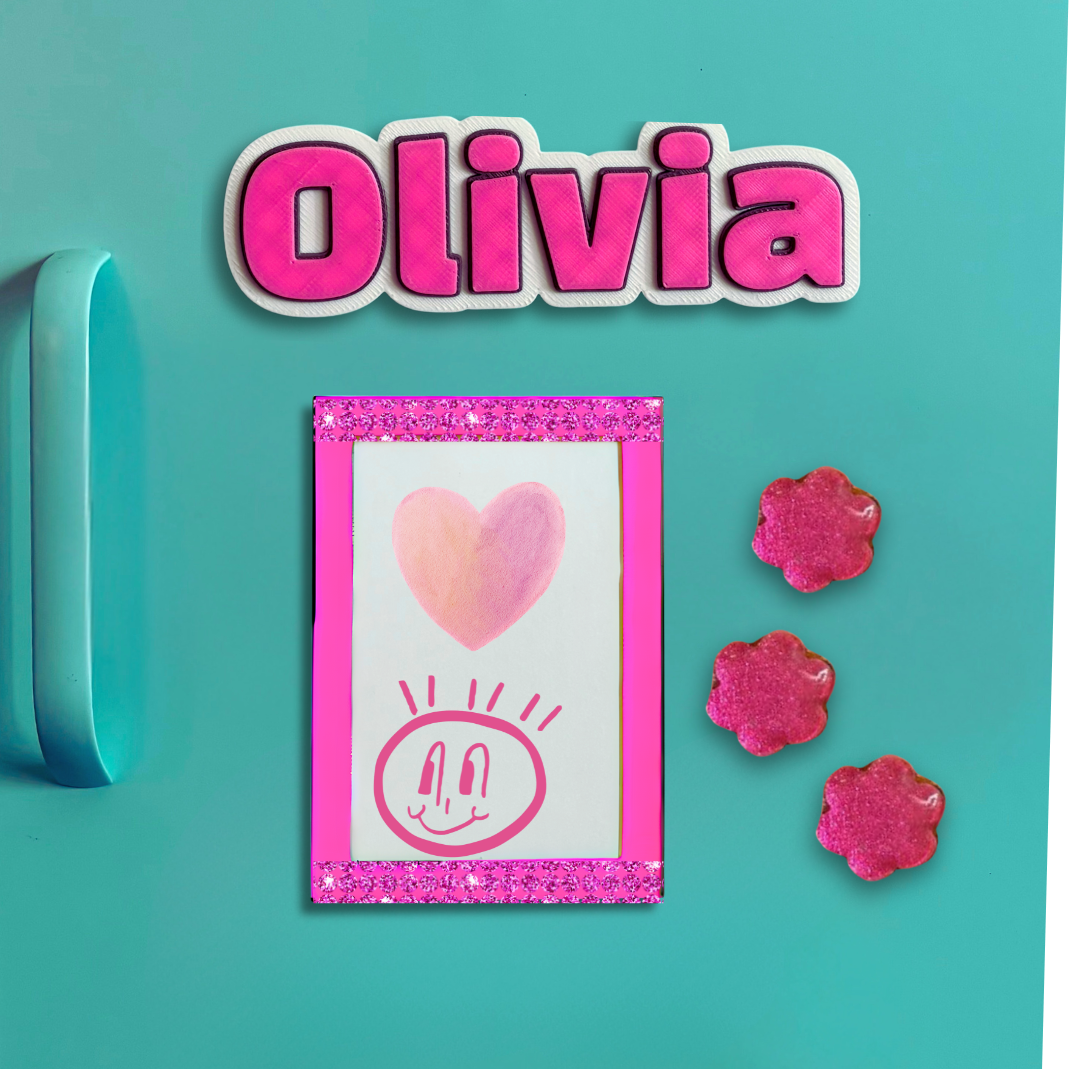 Personalized Name Magnet 3D