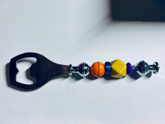Beaded Pens Bottle Opener or Badge Reel