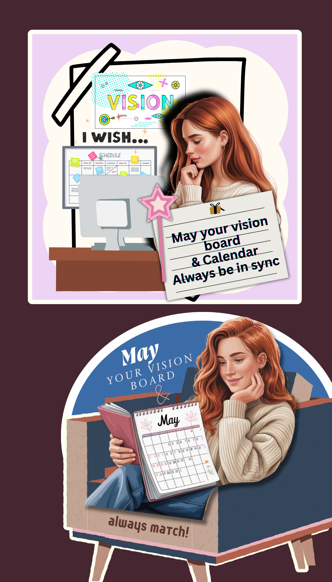 Positive Vibes Sticker Sheets