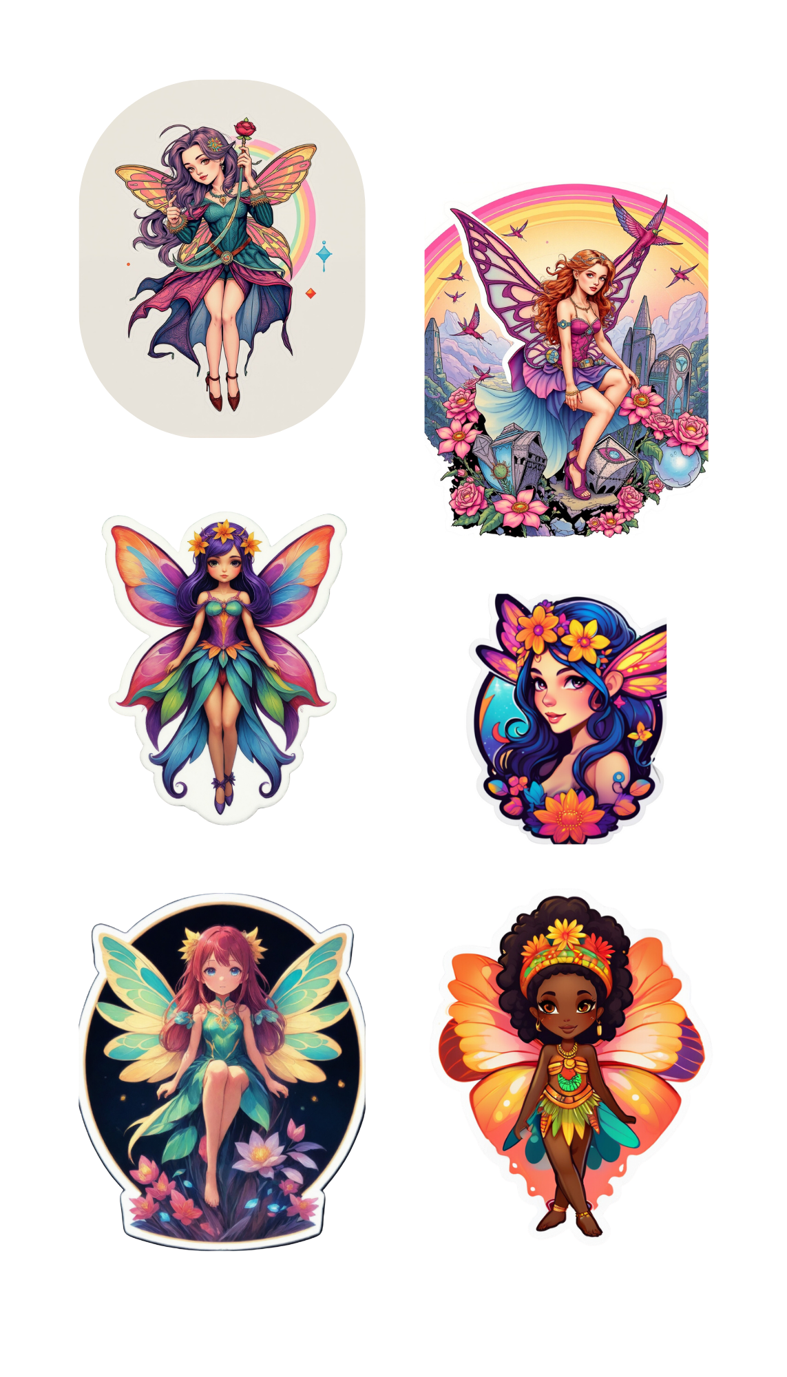 Fairy Sticker Sheets