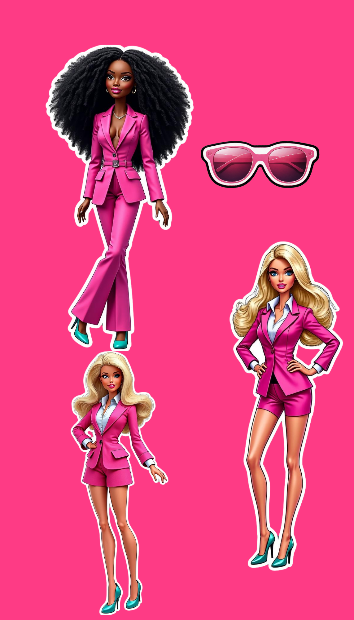 Dollcore Pinktastic Sticker Sheets