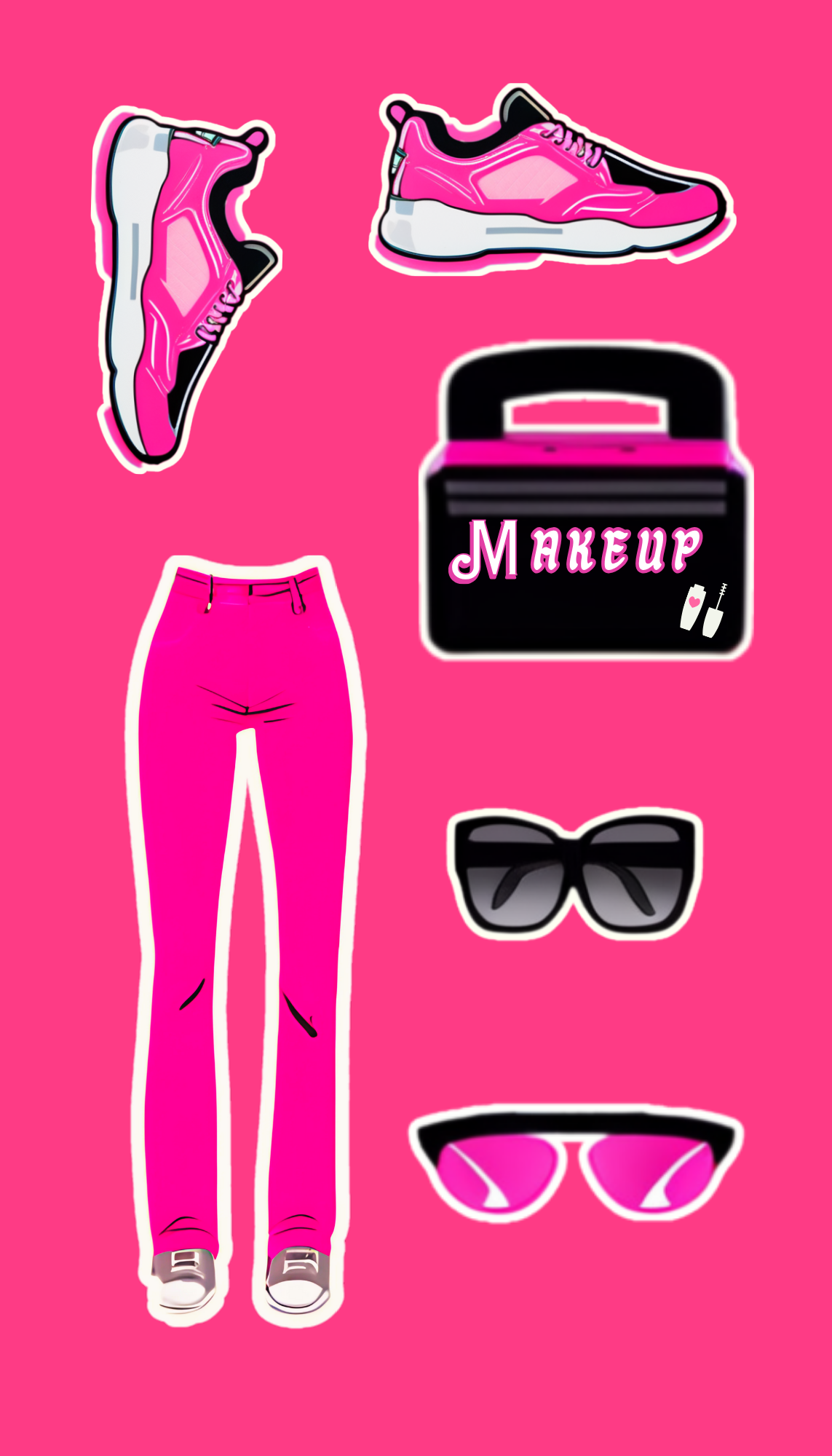 Dollcore Pinktastic Sticker Sheets