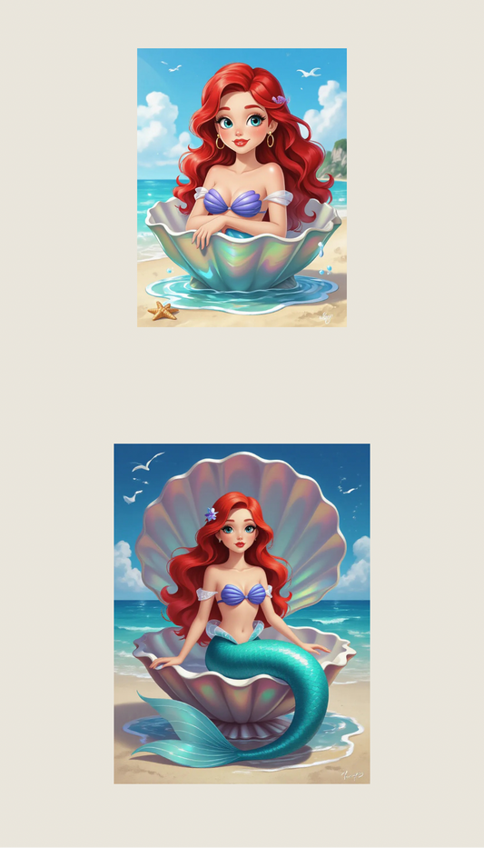 Mermaidcore Vinyl Stickers