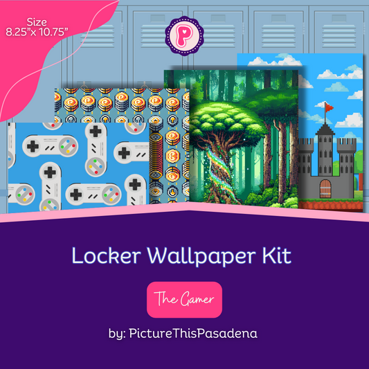 Locker Wallpaper Kit - Your Brand - The Gamer