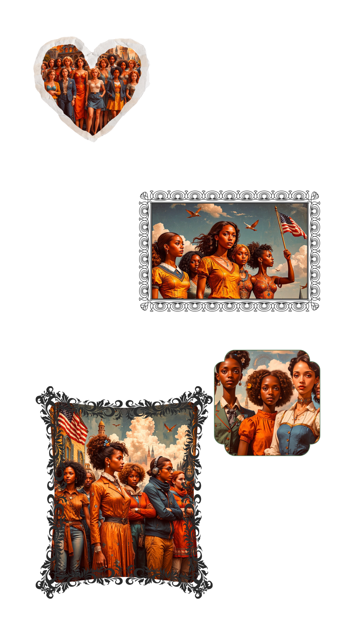 Women’s Rights / Gender Equality Sticker Sheets - Waterproof