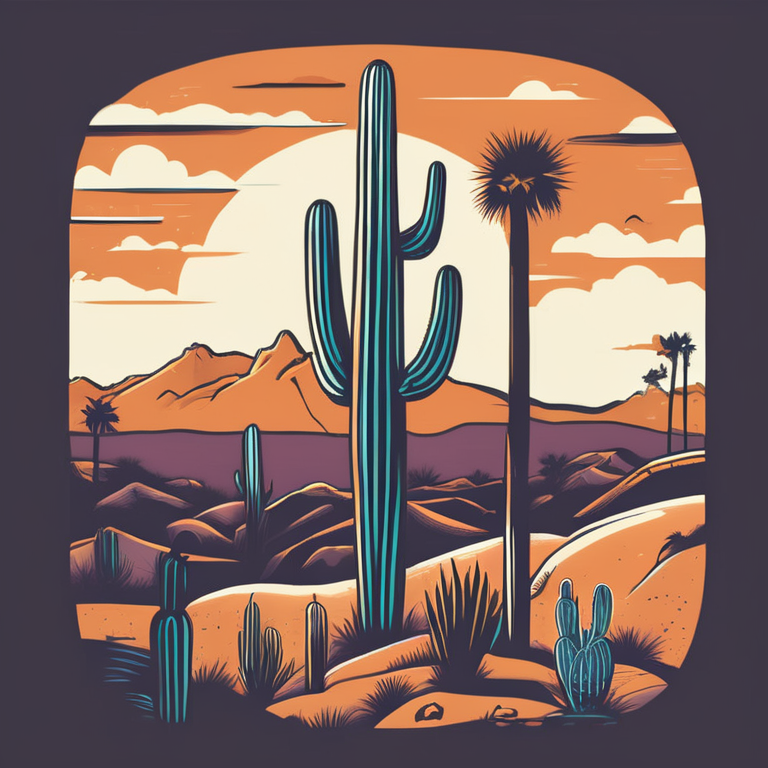 Square Magnets - Set of 4 - Ocular or Desert Themed