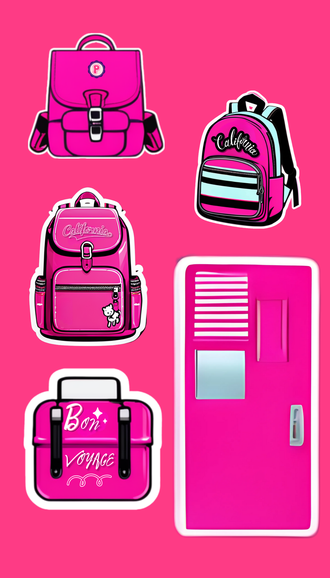Dollcore Pinktastic Sticker Sheets
