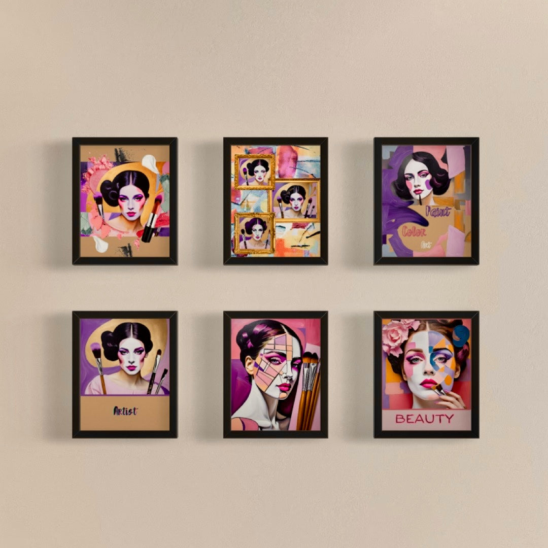 Decorative Print Stylist Art Poster Makeup Studio Decor Interior Design - Unframed Poster