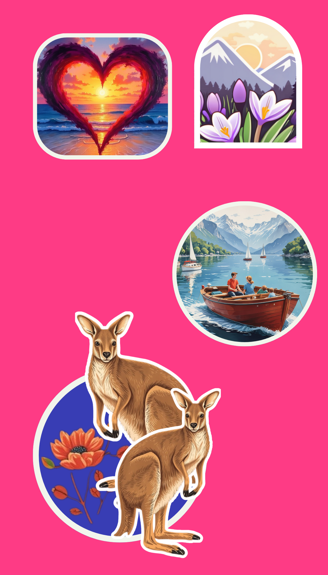 Nature Inspired Sticker Set