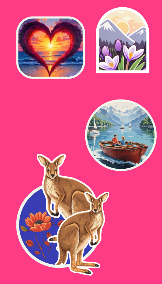 Nature Inspired Sticker Set