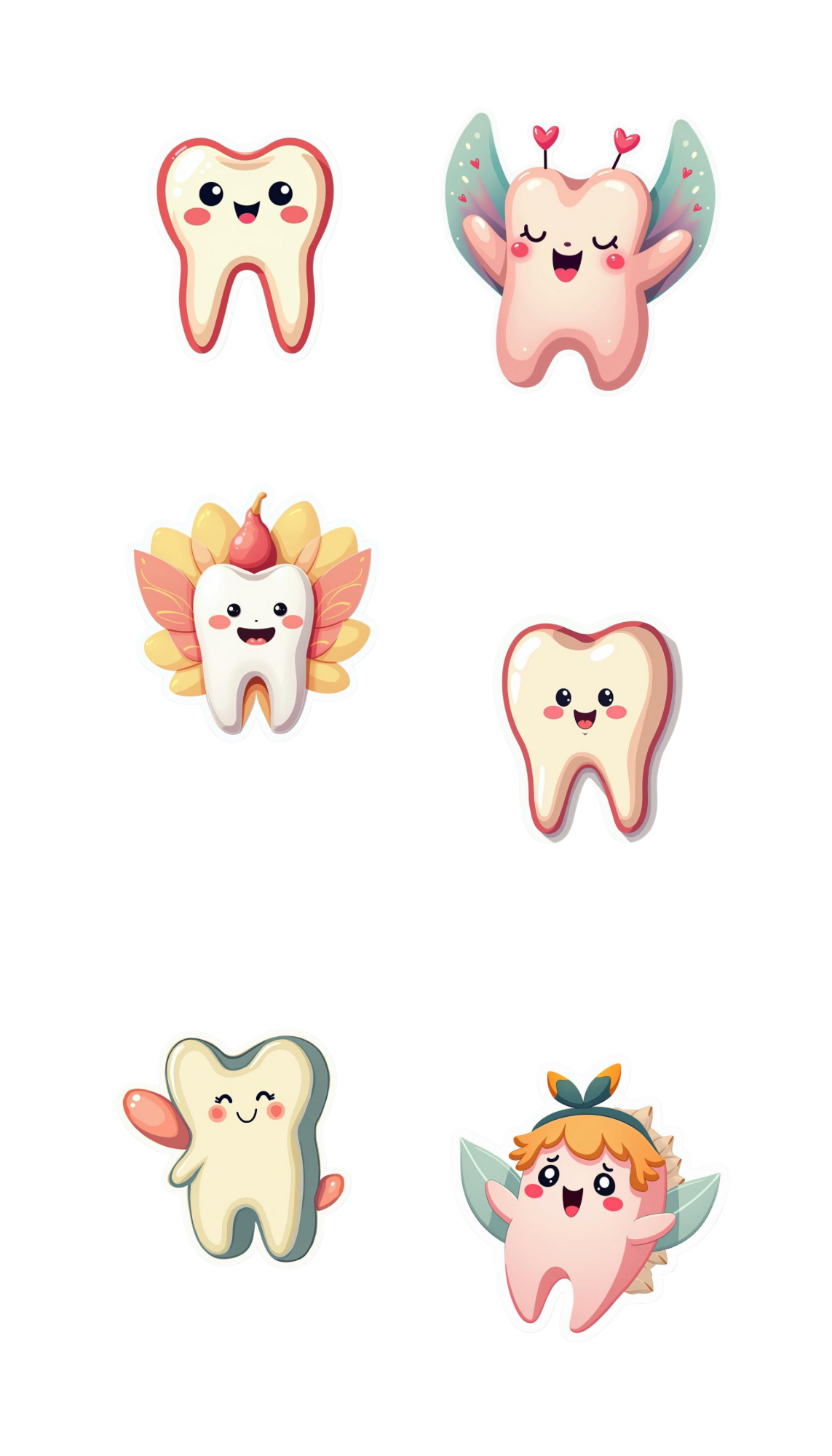 Tooth Fairy Sticker Sheets