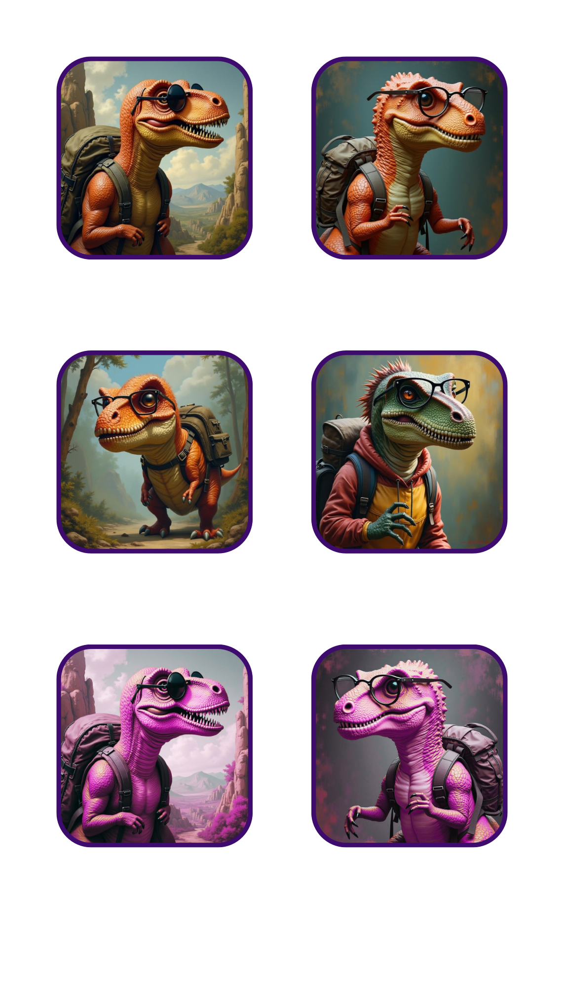 Proud Dorkasauras Rex Sticker Sheets