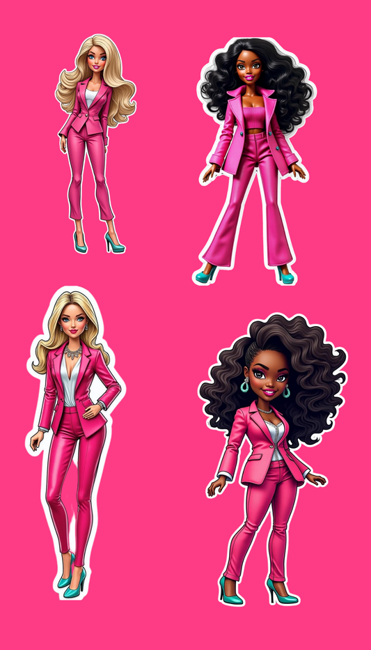 Dollcore Pinktastic Sticker Sheets