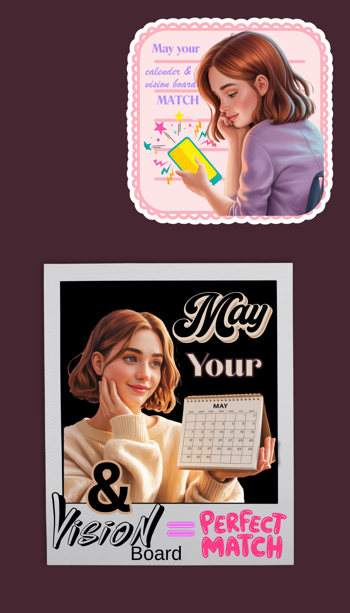 Positive Vibes Sticker Sheets