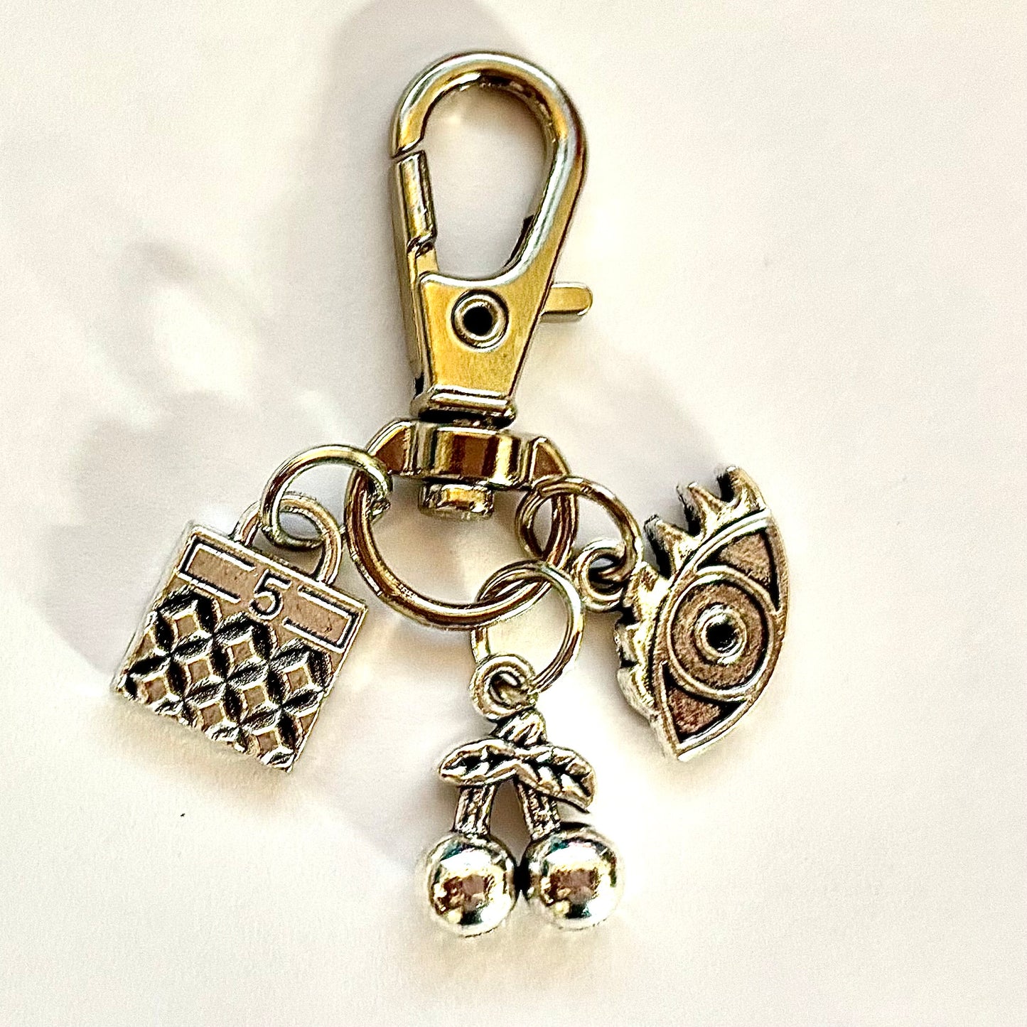 Lucky Charm/Keychain Charm/Purse Accessory/Gift for Girl F/Bridesmaid Gift