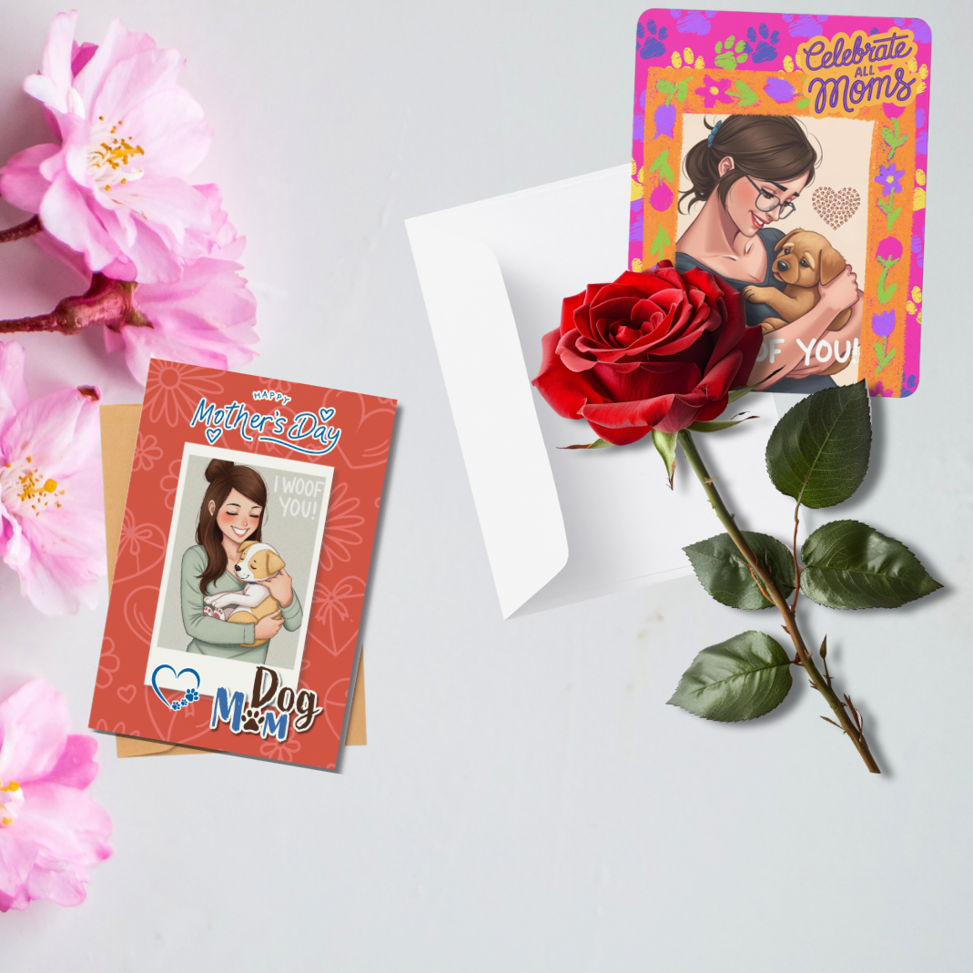 Dog Mom “I Woof You!” Mother’s Day Card