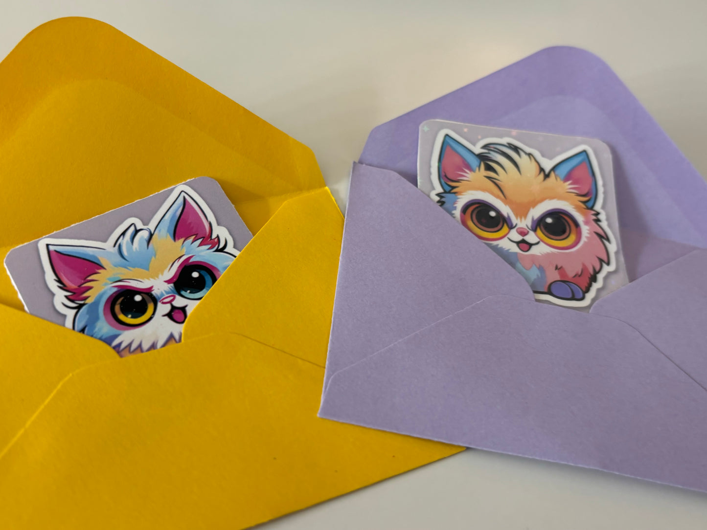 Furbittens Cartoonized Collectible Character Sticker Set - Adorable Stickers