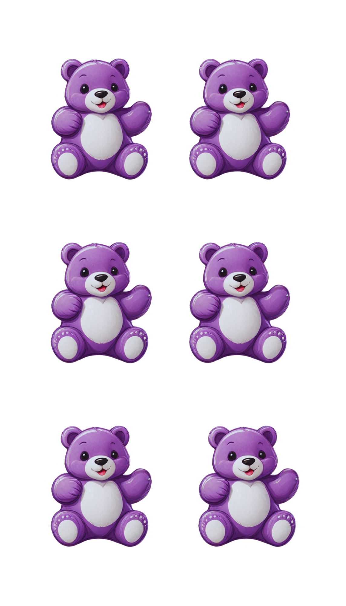 Adorable Bear Stickers