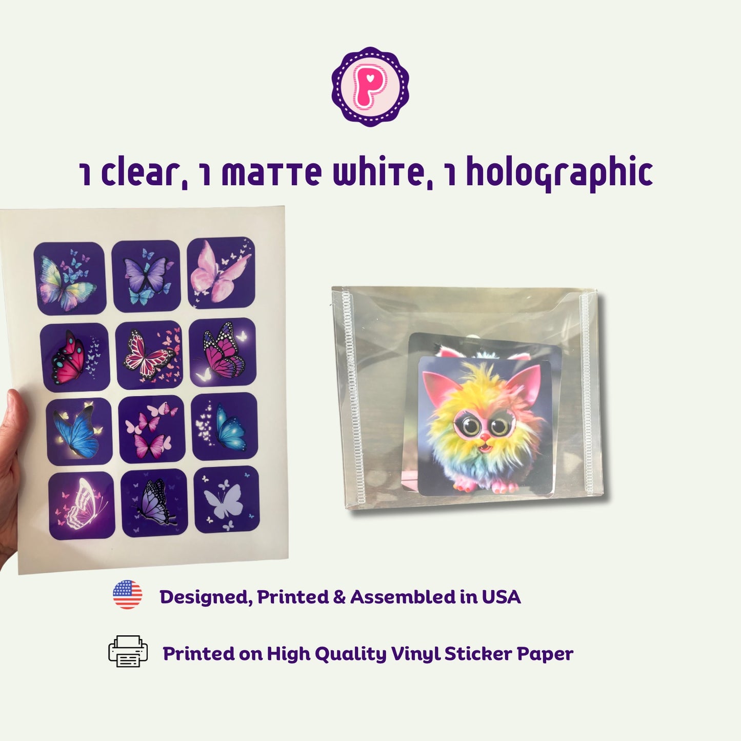 Sample Pack 3: Stickers and Stick On Shapes