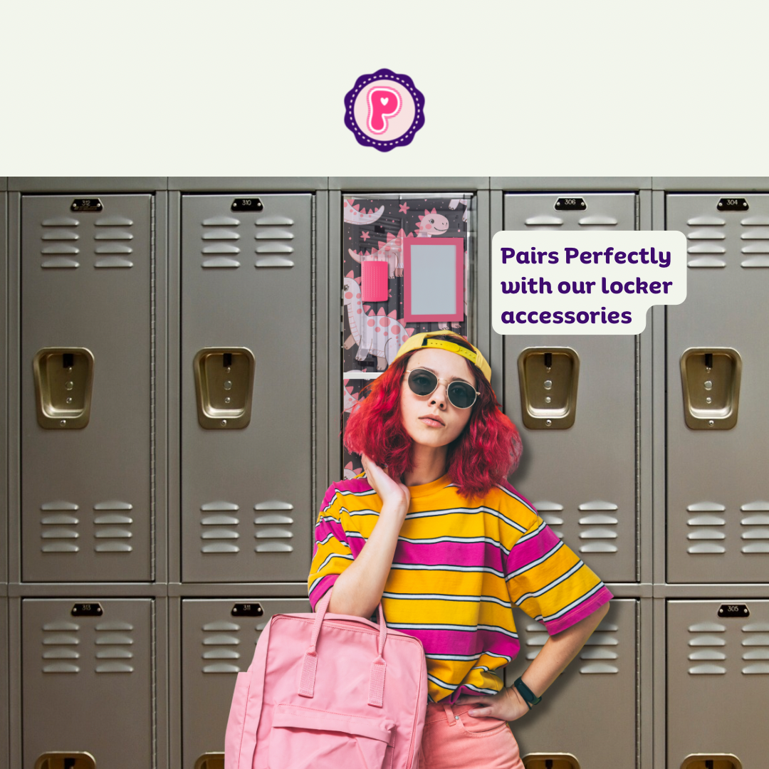 Magnetic Locker Wallpaper - Back to School Animals