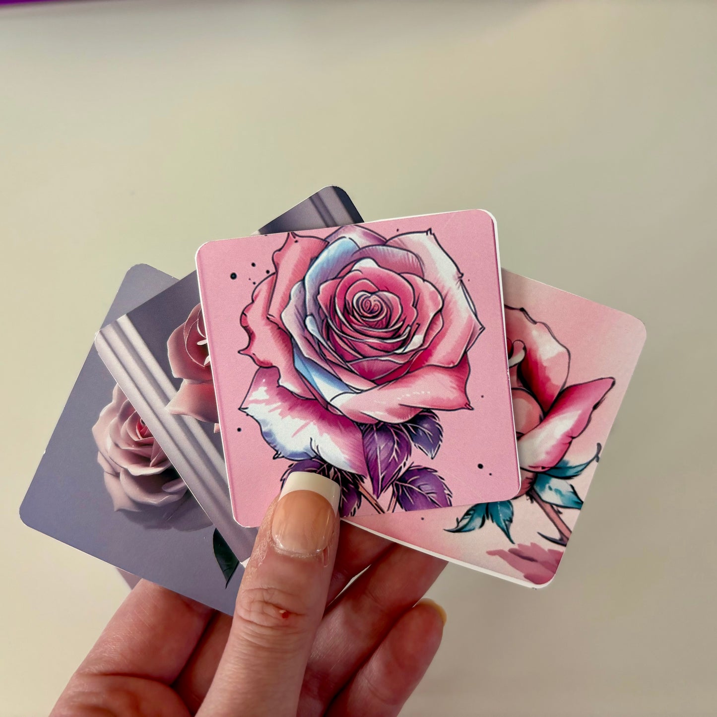 Rose Stickers - Vinyl Hand Cut