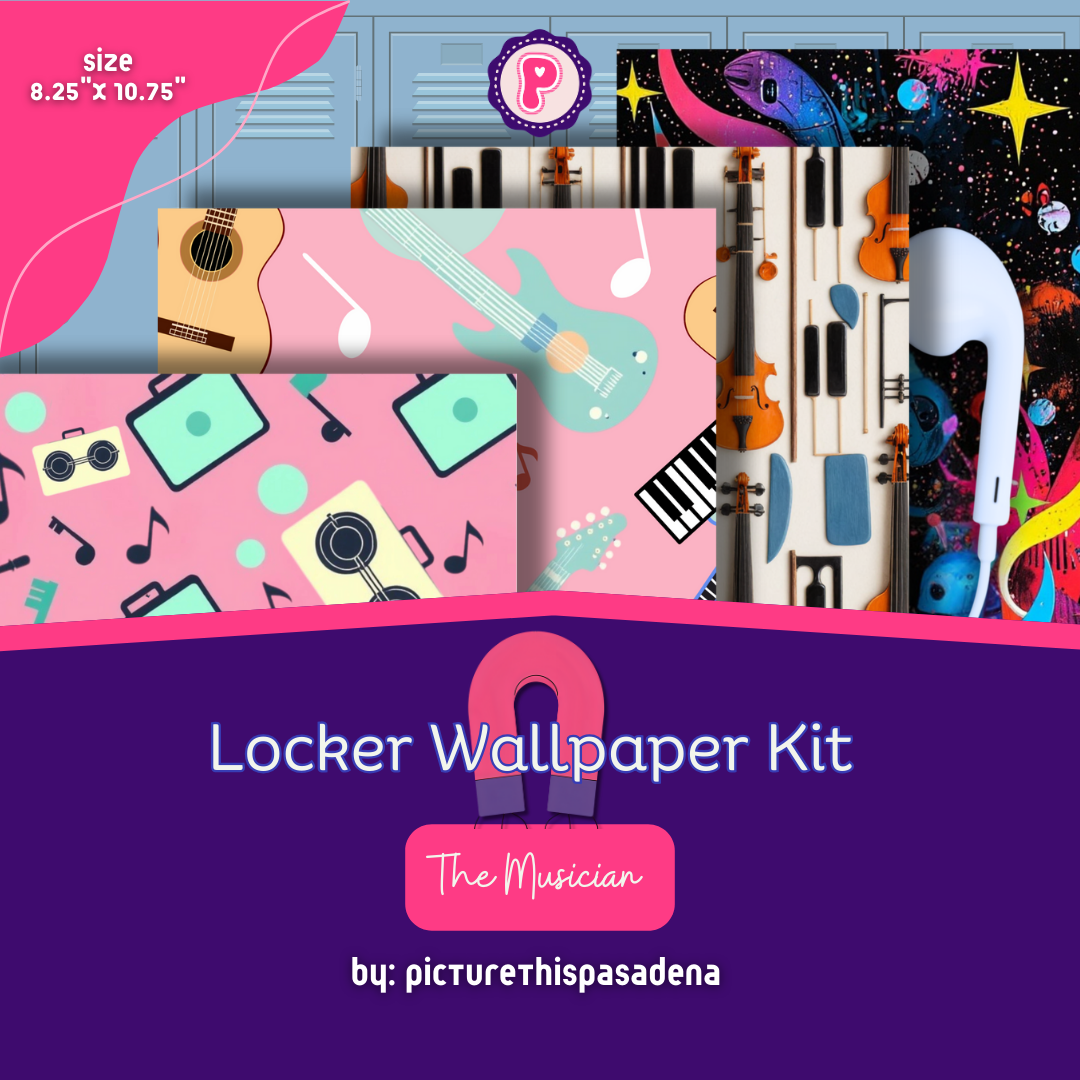 Locker Wallpaper Kit - Your Brand - The Musician