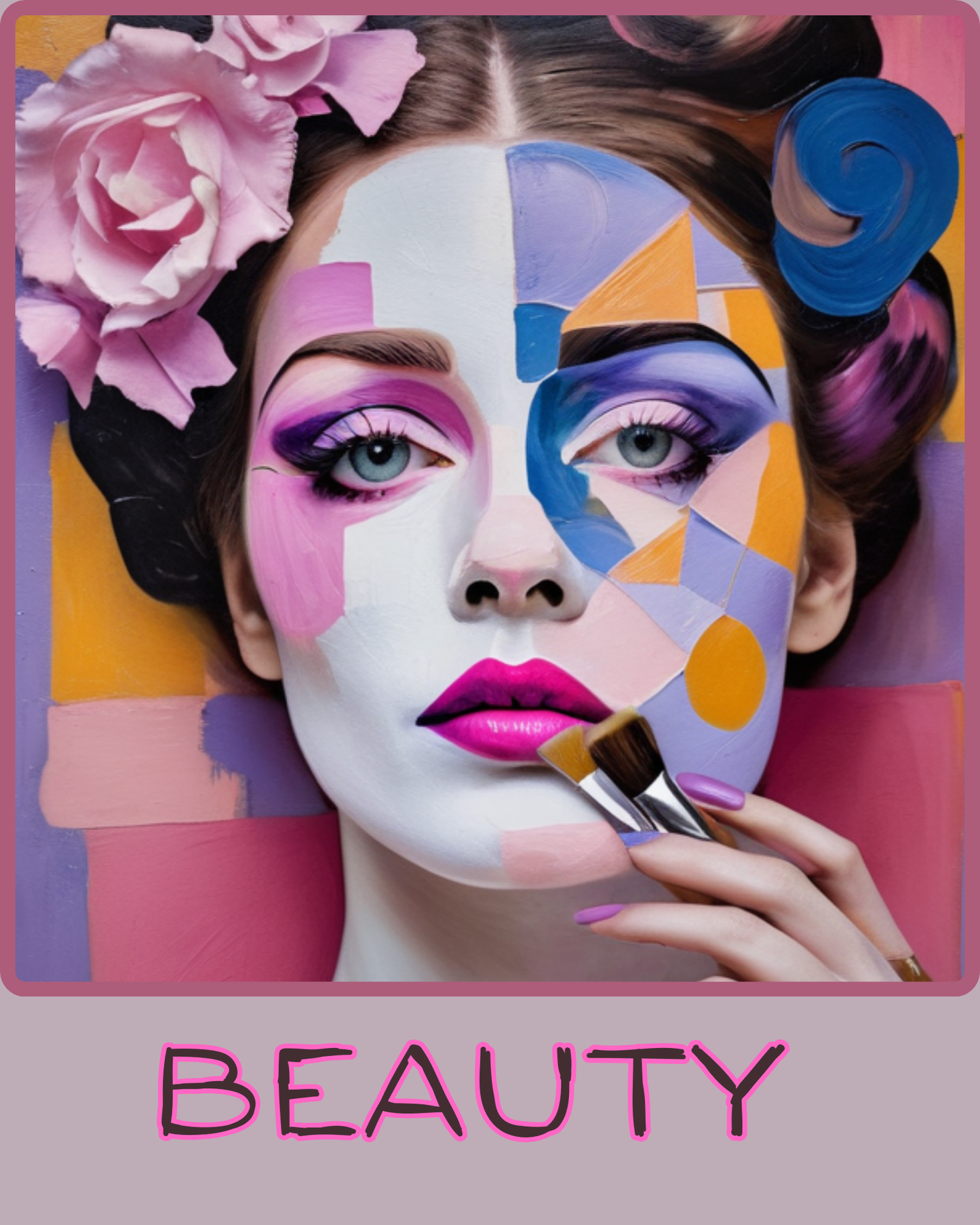 Decorative Print Stylist Art Poster Makeup Studio Decor Interior Design - Unframed Poster
