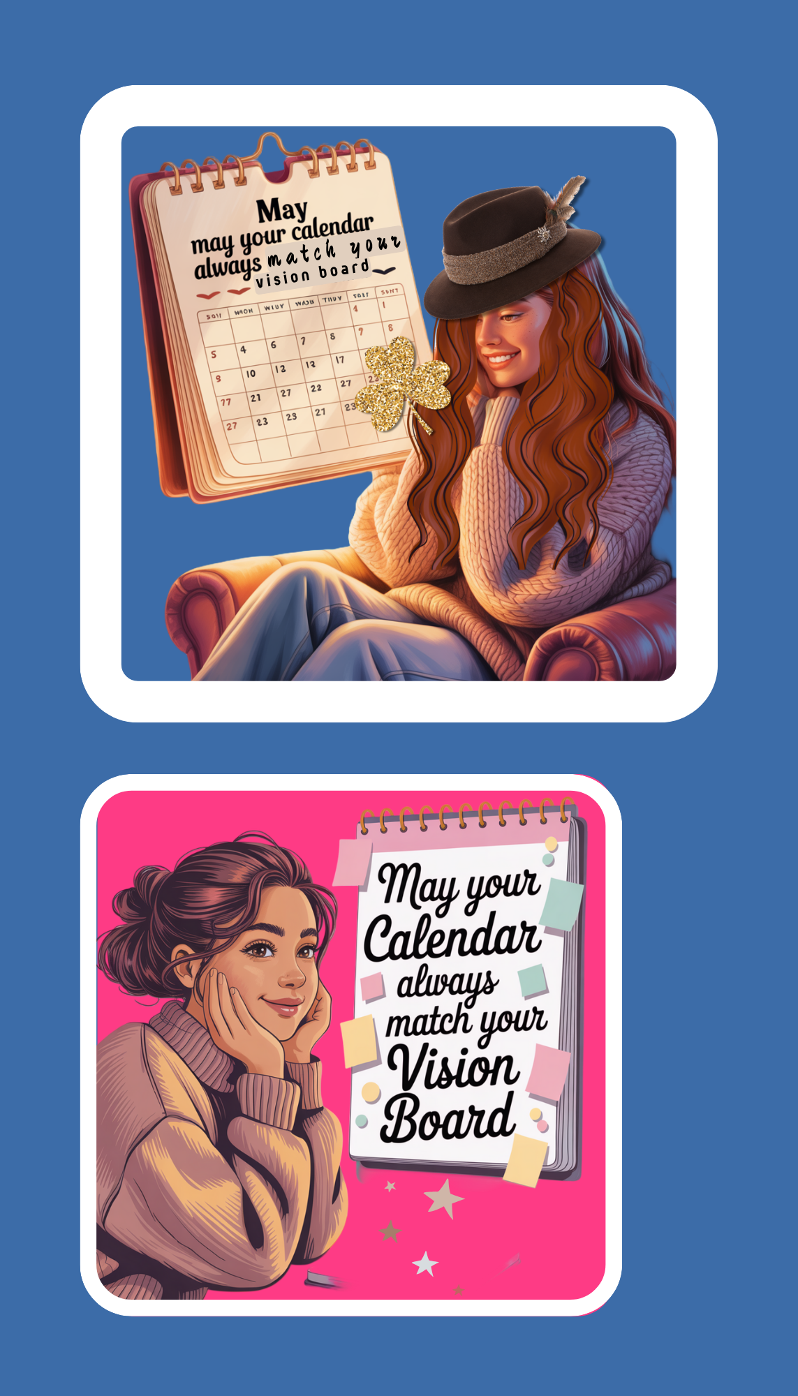 Positive Vibes Sticker Sheets