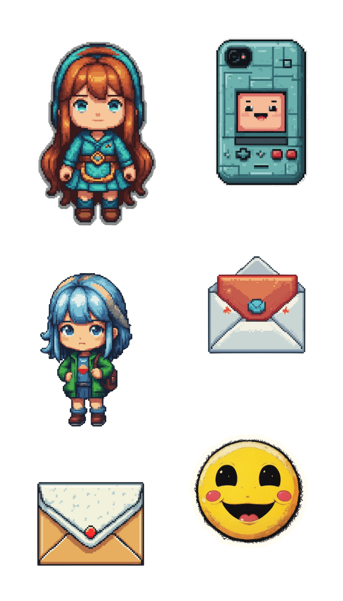 Pixel Perfect Sticker Sheets - Locker Safe