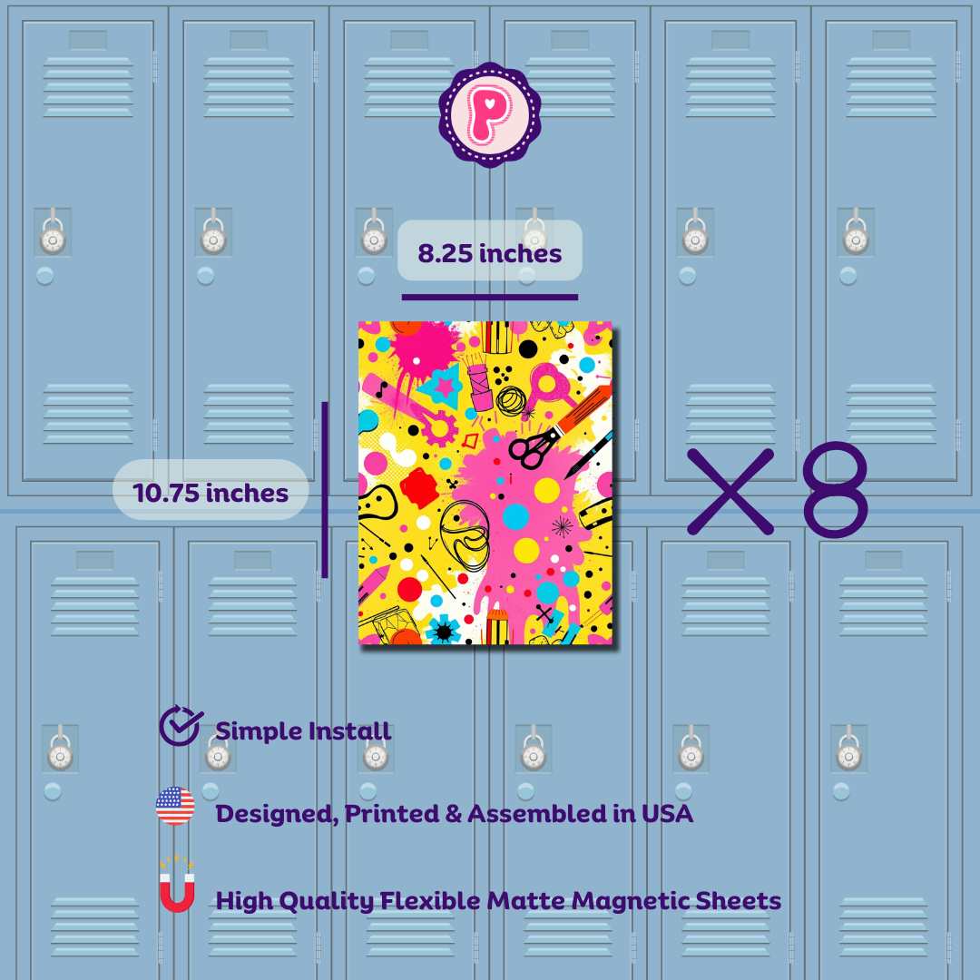 Magnetic Locker Wallpaper - Your Brand Collection - Extra Sheets